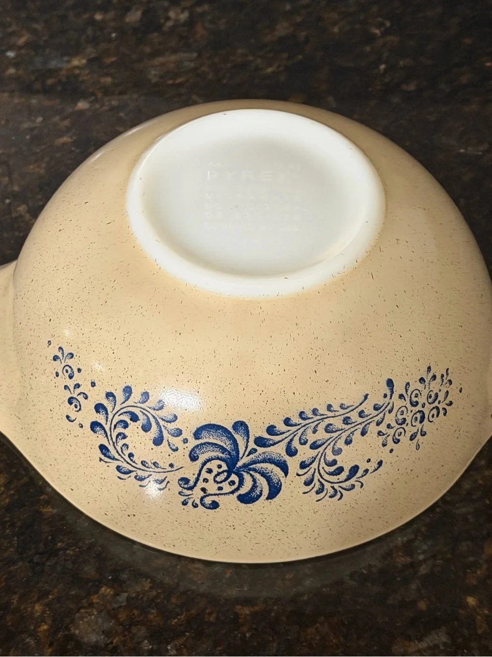 Vintage Pyrex Homestead Cinderella Bowl Set | #441 #442 #443 | 70s Blue Floral